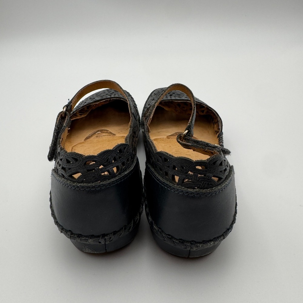 Pikolinos Puerto Vallarta 655-0906 Black Leather Mary Jane Sandals Women 8.5-9 - Picture 4 of 14